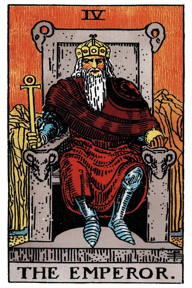 Карта Таро Император